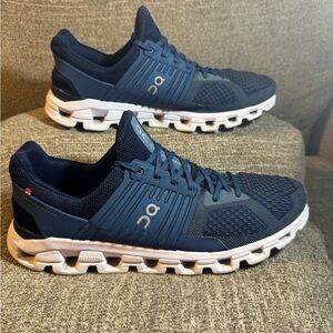 On Running Men's Cloudswift 3 Running Blue / White Cloud Running Shoes Size 11.5